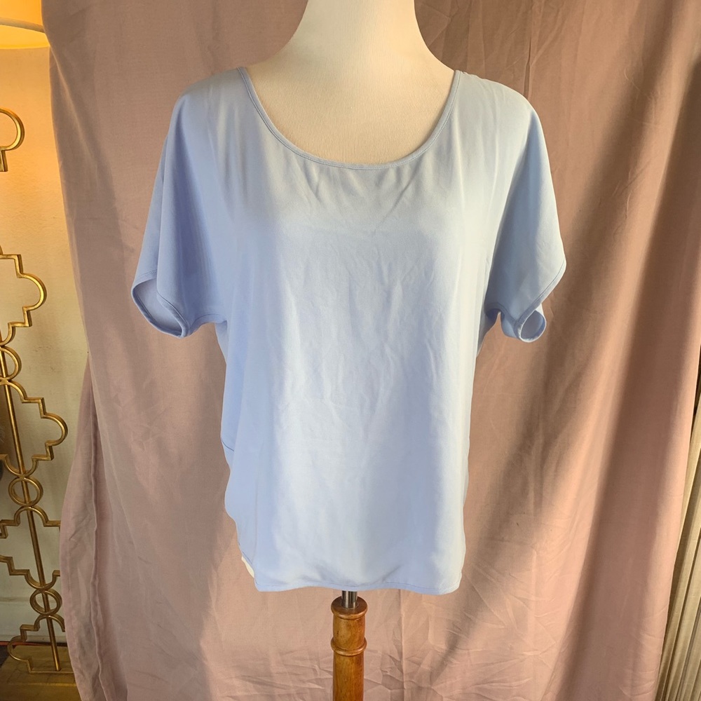 Baby blue blouse